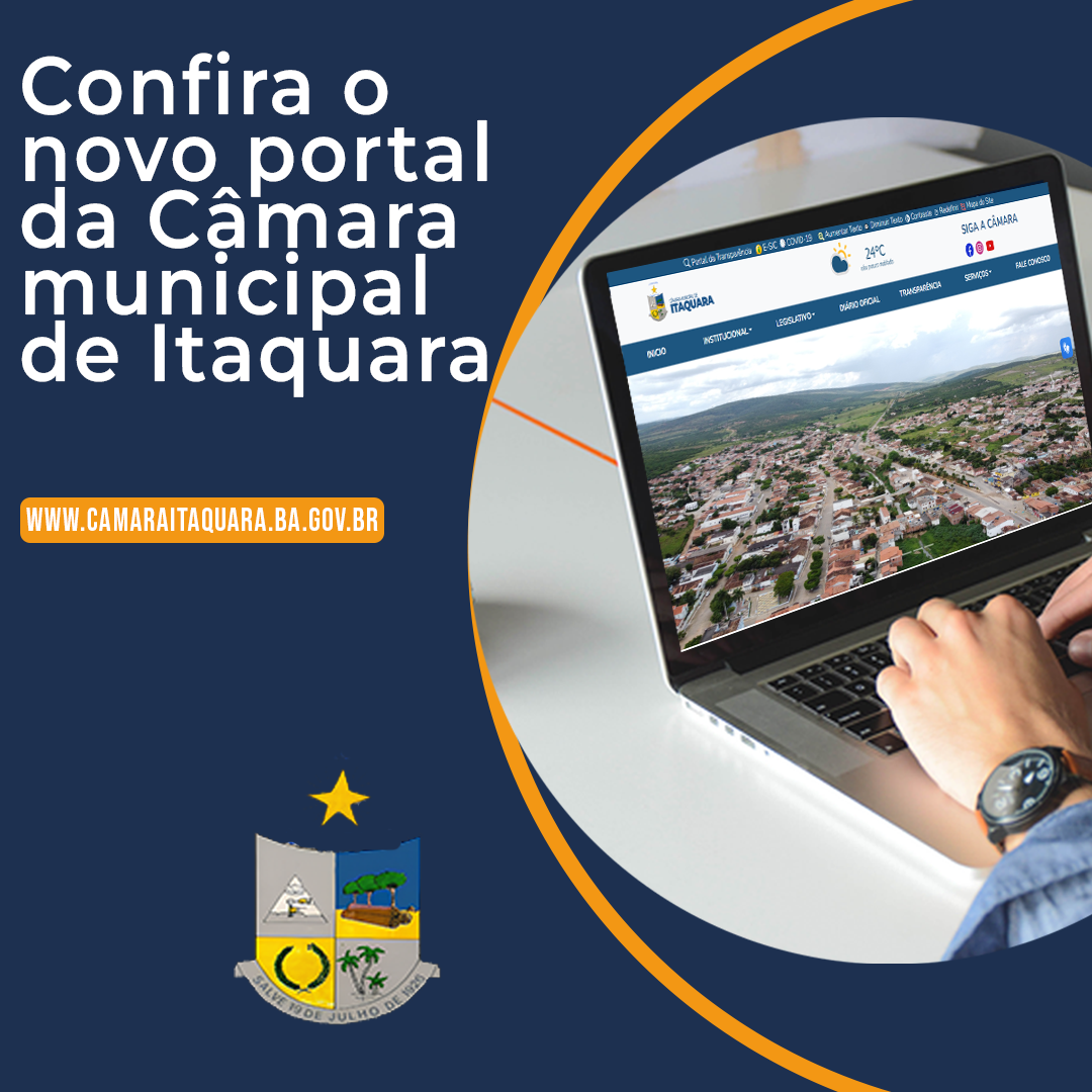 COnheça o novo site da Câmara